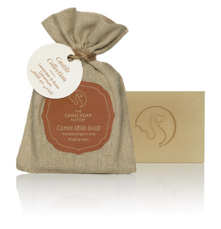 Natural Camel Milk Castile Soap – Lavender and Rose Geranium